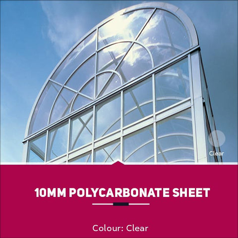 10mm Polycarbonate Sheets Clear UV