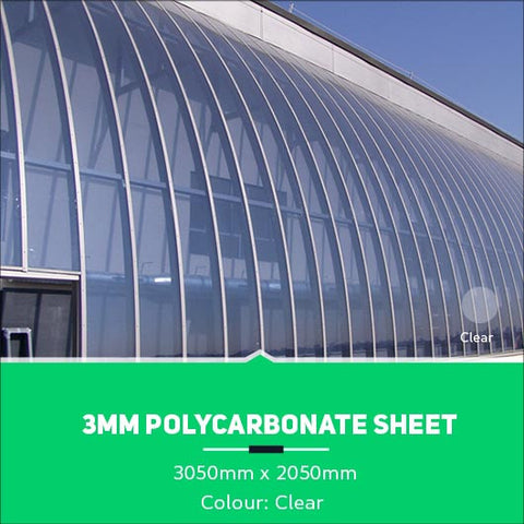 3mm Polycarbonate Sheets Clear UV