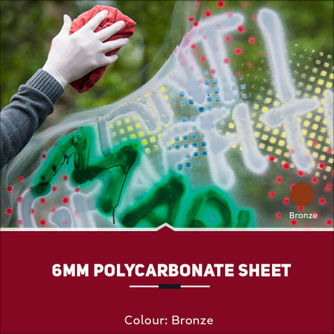 6mm Polycarbonate Sheets Bronze