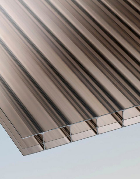 16mm Multiwall Polycarbonate Sheets Bronze